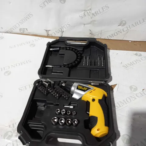 WOLF 3.6V CORDLESS LITHIUM ION SCREWDRIVER