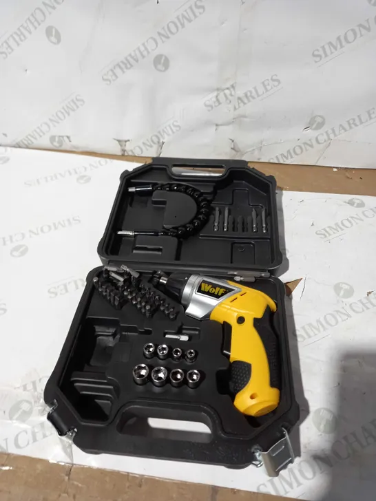 WOLF 3.6V CORDLESS LITHIUM ION SCREWDRIVER