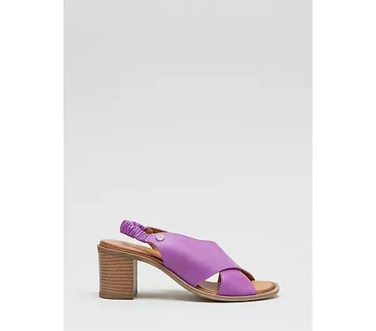 MODA IN PELLE LASANDRA HEELED SANDAL- PURPLE