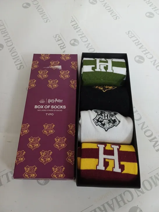 HARRY POTTER 5 PACK OF SOCKS SIZE M/L