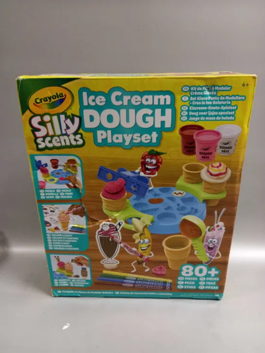 BOXED CRAYOLA SILLY SCENTS ICE CREAM DOUGH PLAYSET 