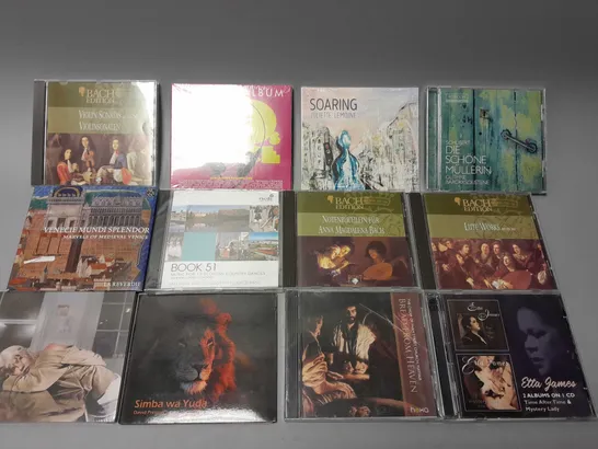 APPROXIMATELY 10 ASSORTED CDS TO INCLUDE 80'S DANCE, ETTA JAMES, JULIETTE LEMOINE ETC 