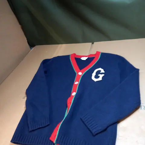 GUCCI NAVY BLUE SWEATER/CARDIGAN  