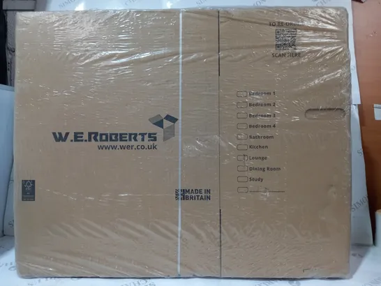 SET OF APPROXIMATELY 20 W.E.ROBERTS CARDBOARD BOXES