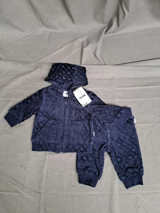 BOSS BABY VELOUR TRACKSUIT IN NAVY SIZE 1MONTH