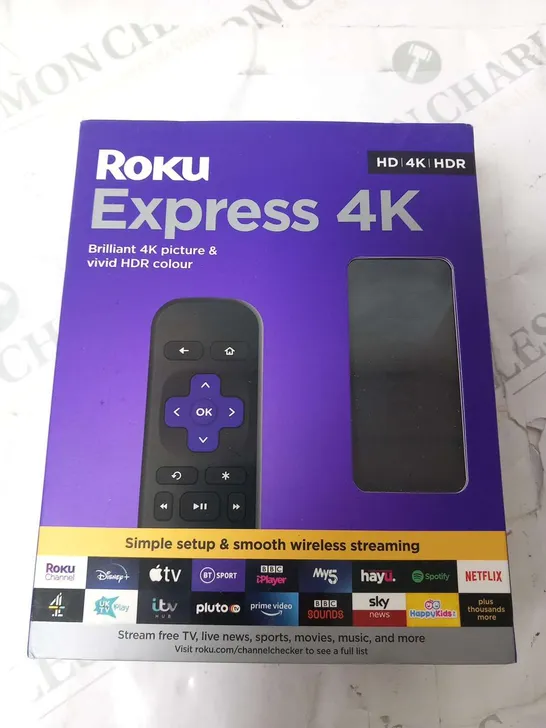 BOXED ROKU EXPRESS 4K 3940EU STREAMING PLAYER