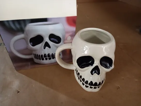 BOXED SKULL MUG