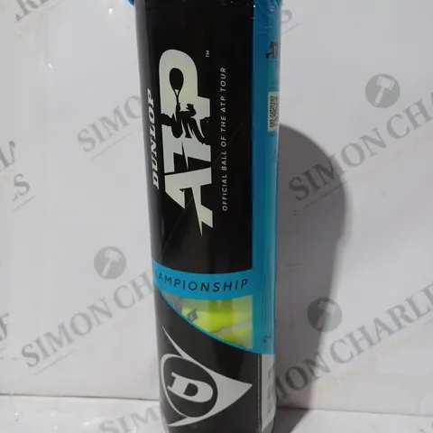 DUNLOP ATP CHAMPIONSHIP TUBE OF TENNIS BALLS