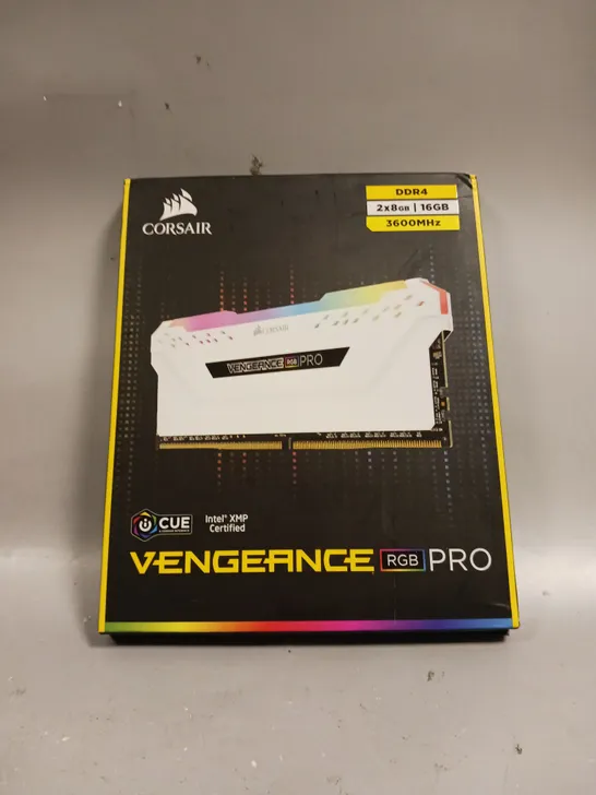 BOXED CORSAIR VENGEANCE RGB PRO DDR4 RAM- 2 X 8GB