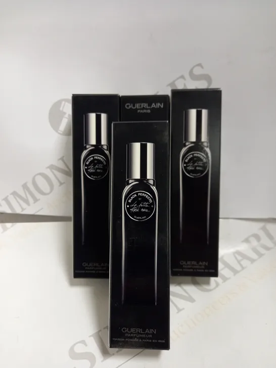 LOT OF 4 X 15ML GUERLAIN LA ROBE NOIRE BLACK PERFECTO EAU DE PARFUM FLORALE