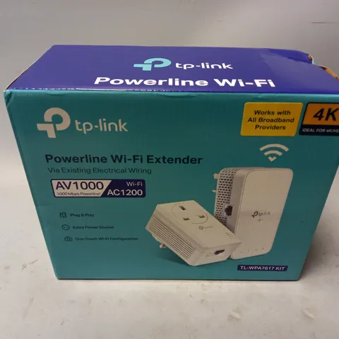 BOXED TP-LINK POWERLINE WI-FI EXTENDER