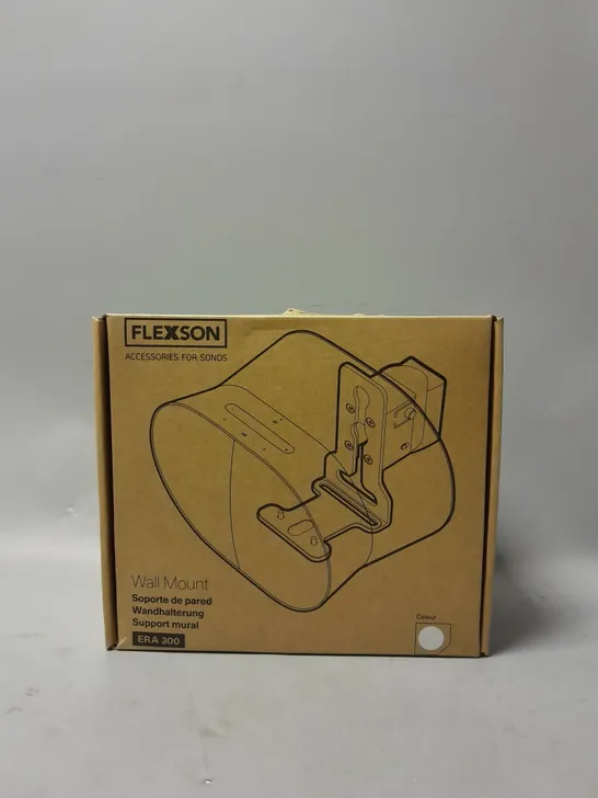 BOXED FLEXSON WALL MOUNT ERA300 - SINGLE IN WHITE