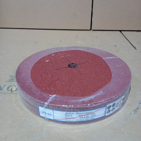 LOT OF APPROXIMATELY 25 CORA 235X22MM SANDING PADS 