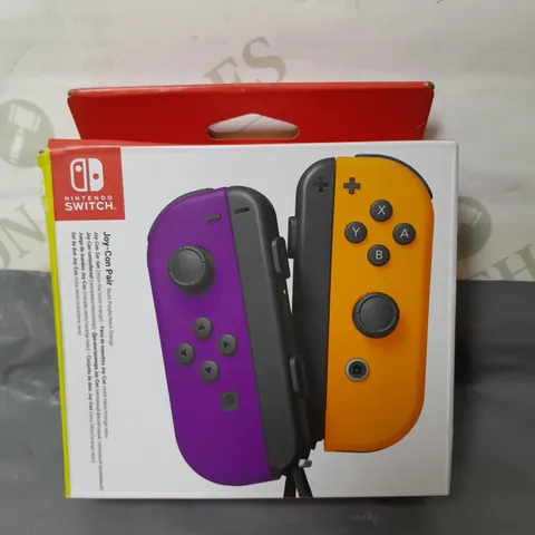 NINTENDO SWITCH JOY-CON WIRELESS CONTROLLERS - PURPLE & ORANGE