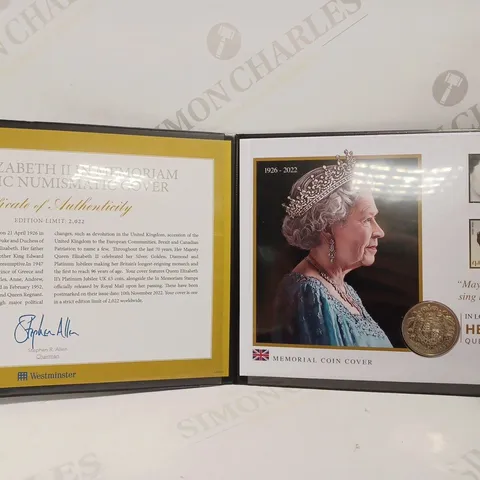 IN MEMORY OF QUEEN ELIZABETH II COIN 