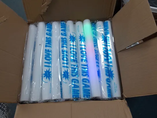 LOT OF APPROXIMATELY 50 FOAM LED TUBES