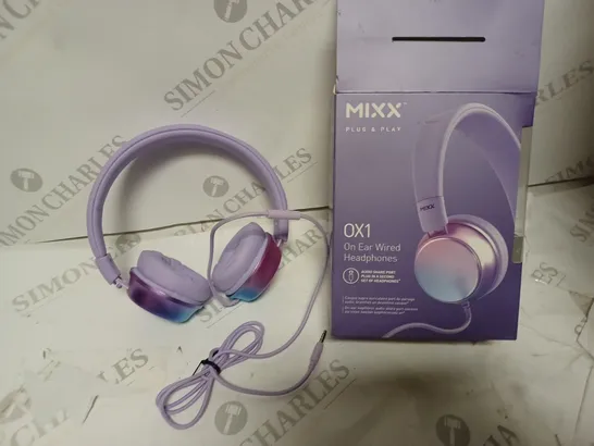 MIXX OX1 ON EAR WIRED HEADPHONES