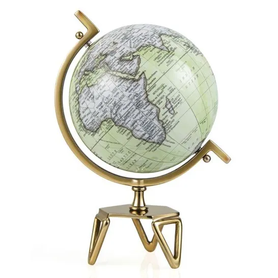 BOXED EDUCATIONAL INTERACTIVE GLOBE WITH TRIANGLE METAL STAND AND METAL MERIDIAN - L