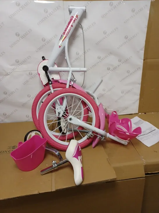 BOXED DINO UNICORN 16 INCH BIKE  RRP £149.99