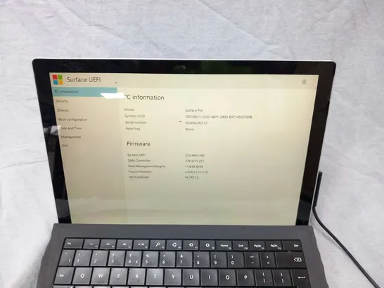 MICROSOFT SURFACE PRO 128GB