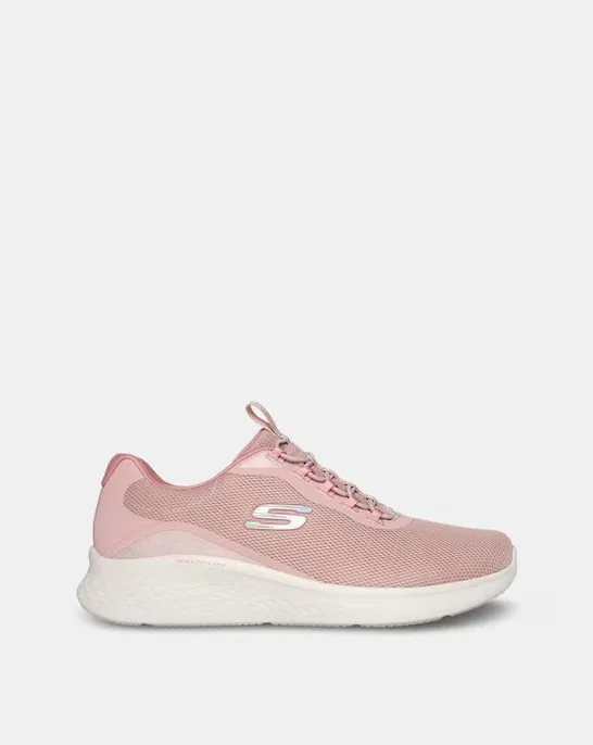 PAIR OF SKECHERS LITE PRO TRAINERS IN ROSE SIZE 7 