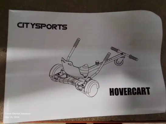 A BOXED CITYSPORTS RIDE ON HOVERCRAFT GO-CART