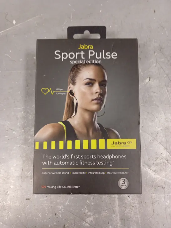 BOXED JABRA SPORT PULSE SPORTS HEADPHONES