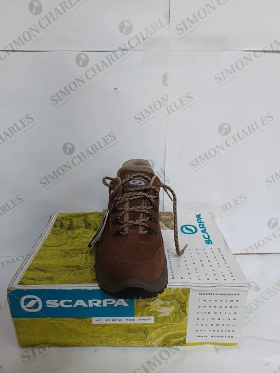 SCARPA CYRUS GTX WMN WALKING BOOTS IN BROWN - EU 40