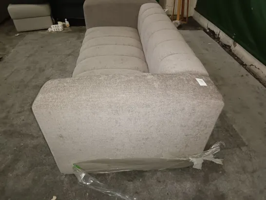 JAY TAUPE FABRIC 3-SEATER SOFA