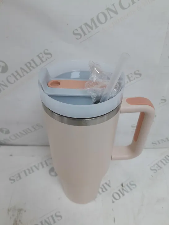 1.1 LITRE TUMBLER CUP WITH LID IN LIGHT PASTEL