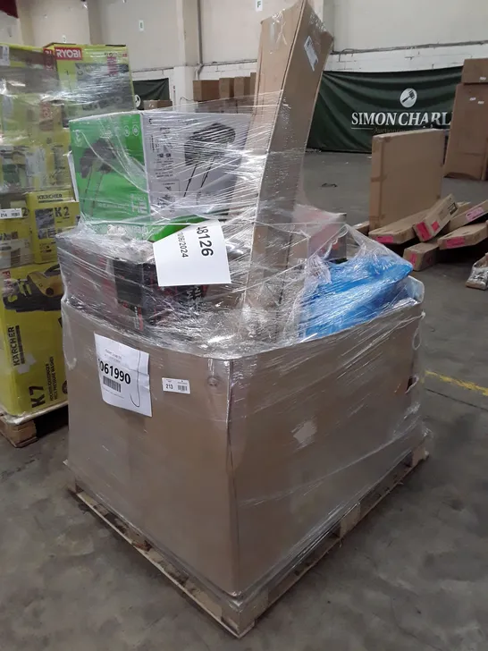 PALLET OF APPROXIMATELY 20 UNPROCESSED RAW RETURN HOUSEHOLD AND ELECTRICAL GOODS TO INCLUDE;