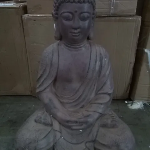 BOXED LARGE SITTING BUDHA FIGURE