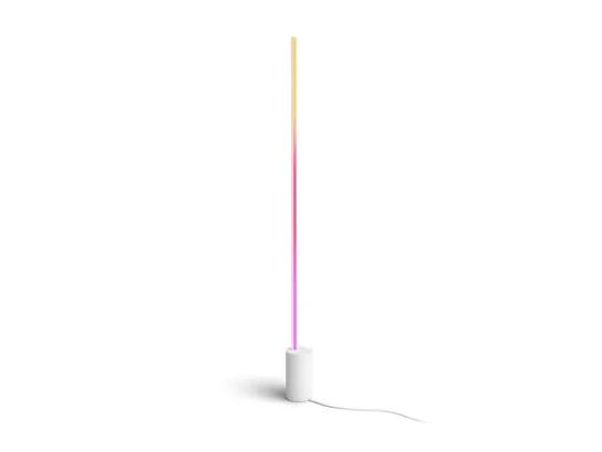 BOXED PHILIPS HUE GRADIENT SIGNE FLOOR LAMP WHITE 1800 LM, 16 MILLION COLOURS AND COLOUR GRADIENTS, DIMMABLE, CONTROLLABLE VIA APP, COMPATIBLE WITH AMAZON ALEXA (ECHO, ECHO DOT) (1 BOX)