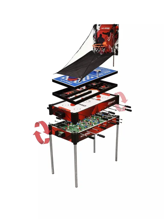 BOXED HY-PRO 3FT 12 IN 1 MULTI GAMES TABLE