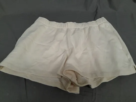 HOLLISTER BEIGE JOGGER SHORTS - LARGE