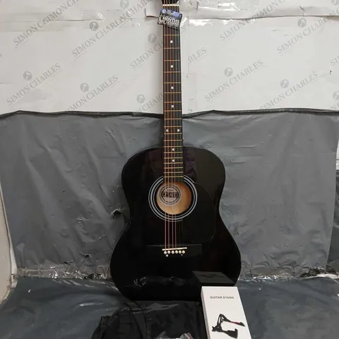 3RD AVENUE ACOUSTIC GUITAR IN BLACK 