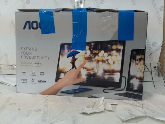 AOC 16T2 - 16" PORTABLE MONITOR, 10 POINT TOUCH SCREEN