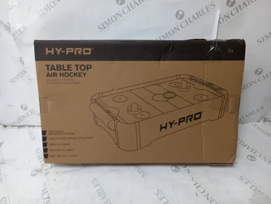 BOXED HY-PRO TABLE TOP AIR HOCKEY 20 INCH GAME  