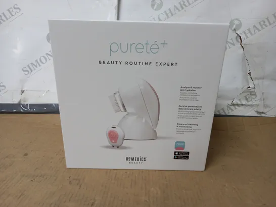 BOXED AS NEW HOMEDICS BEAUTY PURETE+ CLEANSING AND EXFOLIATING BRUSH