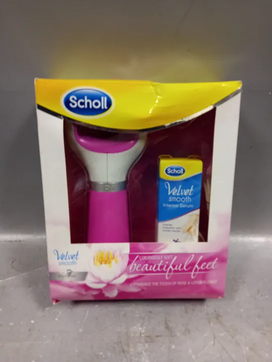 BOXED SCHOLL VELVET SMOOTH ELECTRONIC FOOT FILE