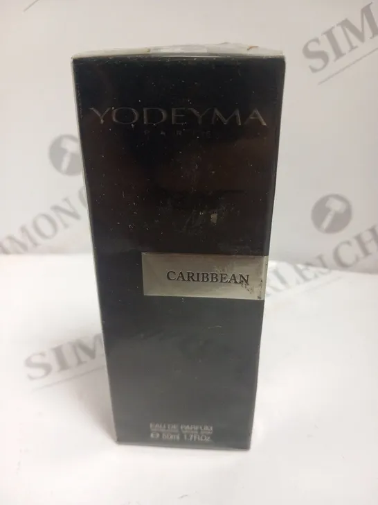 BOXED AND SEALED YODEYMA PARIS CARIBBEAN EAU DE PARFUM 50ML