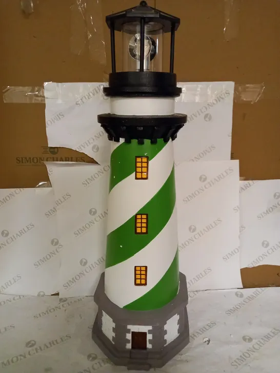 GARDEN REFLECTIONS XL SOLAR ROTATING 80CM LIGHTHOUSE