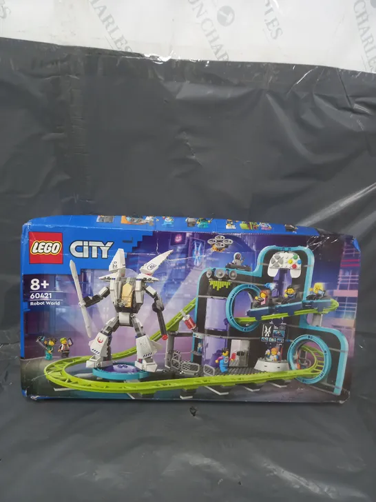 LEGO CITY ROBOT WORLD ROLLER-COASTER PARK TOY 60421 RRP £89.99