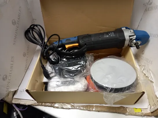 BOXED YIMOOCH MAINS POWERED POLISHER (NO LOAD SPEED 600/3000MIN) WITH ACCESSORIES AND INSTRUCTIONS