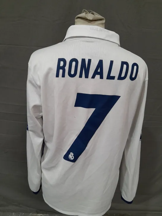 ADIDAS REAL MADRID FOOTBALL SHIRT - RONALDO 7 - SMALL