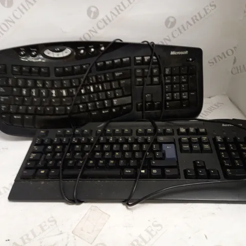 LOT OF 10 COMPUTER KEYBOARDS