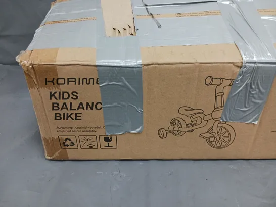 BOXED KORIMEFA KIDS BALANCE BIKE - AGE 2-4