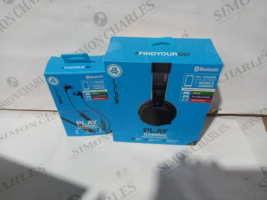 BOXED BRAND NEW JLAB WIRELESS GAMING HEADSET AND EARPHONE SET