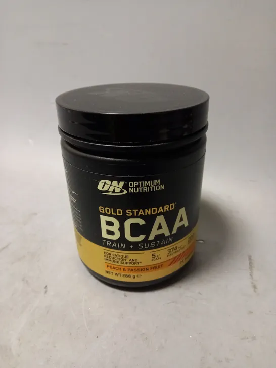 SEALED OPTIMUM NUTRITION GOLD STANDARD BCAA - PEACH & PASSION FRUIT - 266G