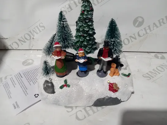 DESIGNER FESTIVE LED CHRISTMAS SCENE WITH MUSIC RRP £24.99